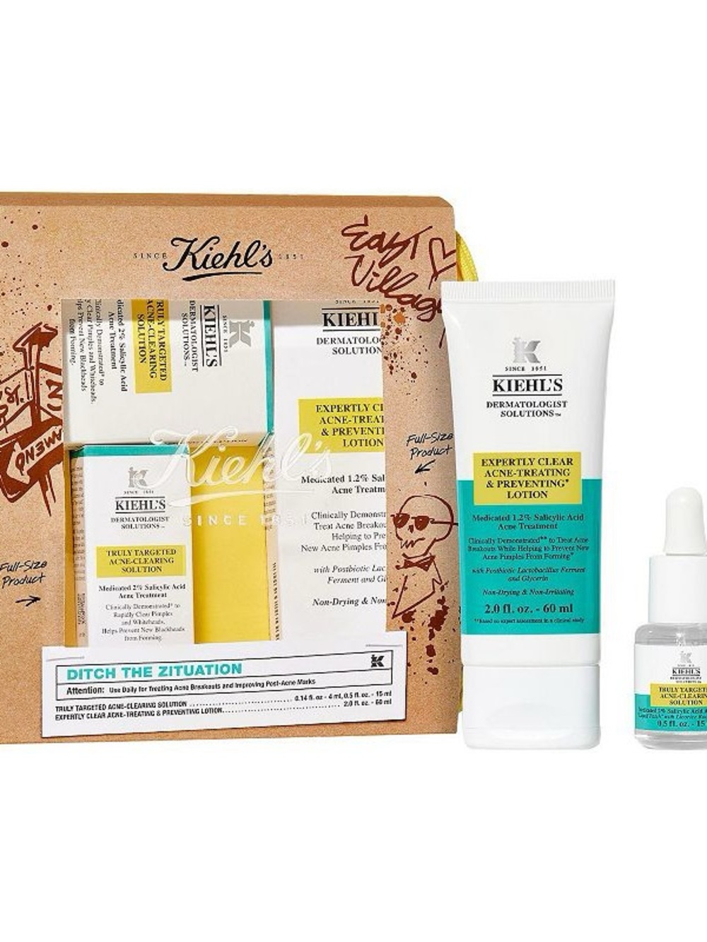 Kiehl's Ditch the Zituation- Acne Kit NWT - Picture 4 of 11